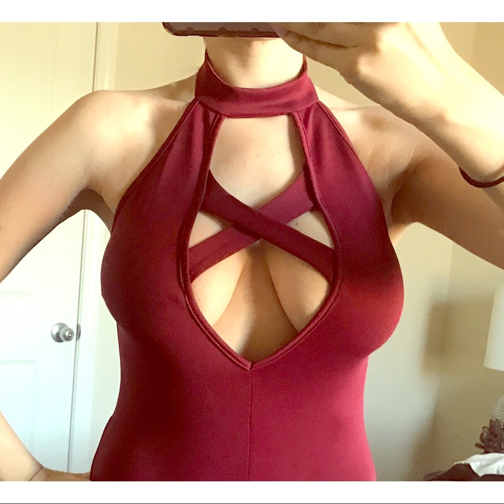 Criss cross leotard